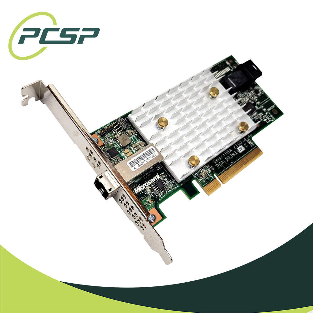 HP Microsemi 2100-4i4e 858096-001 12Gbps x8 Smart HBA 8 Port Raid Controller