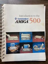 Vintage Amiga Introduction To The Commodore Amiga 500 Spiral Book picture