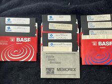 Vintage Public Brand Software Lot of 9 - 5.25 Media Disks picture