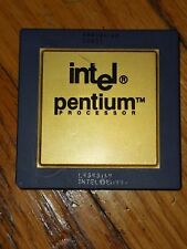Intel Pentium 60mhz A80501-60 SX835 vintage CPU with FDIV bug | with heatsink picture