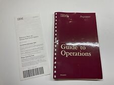 Vintage IBM Proprinter Guide to Operations: PN 6328945 Manual W/O Spiral Binding picture