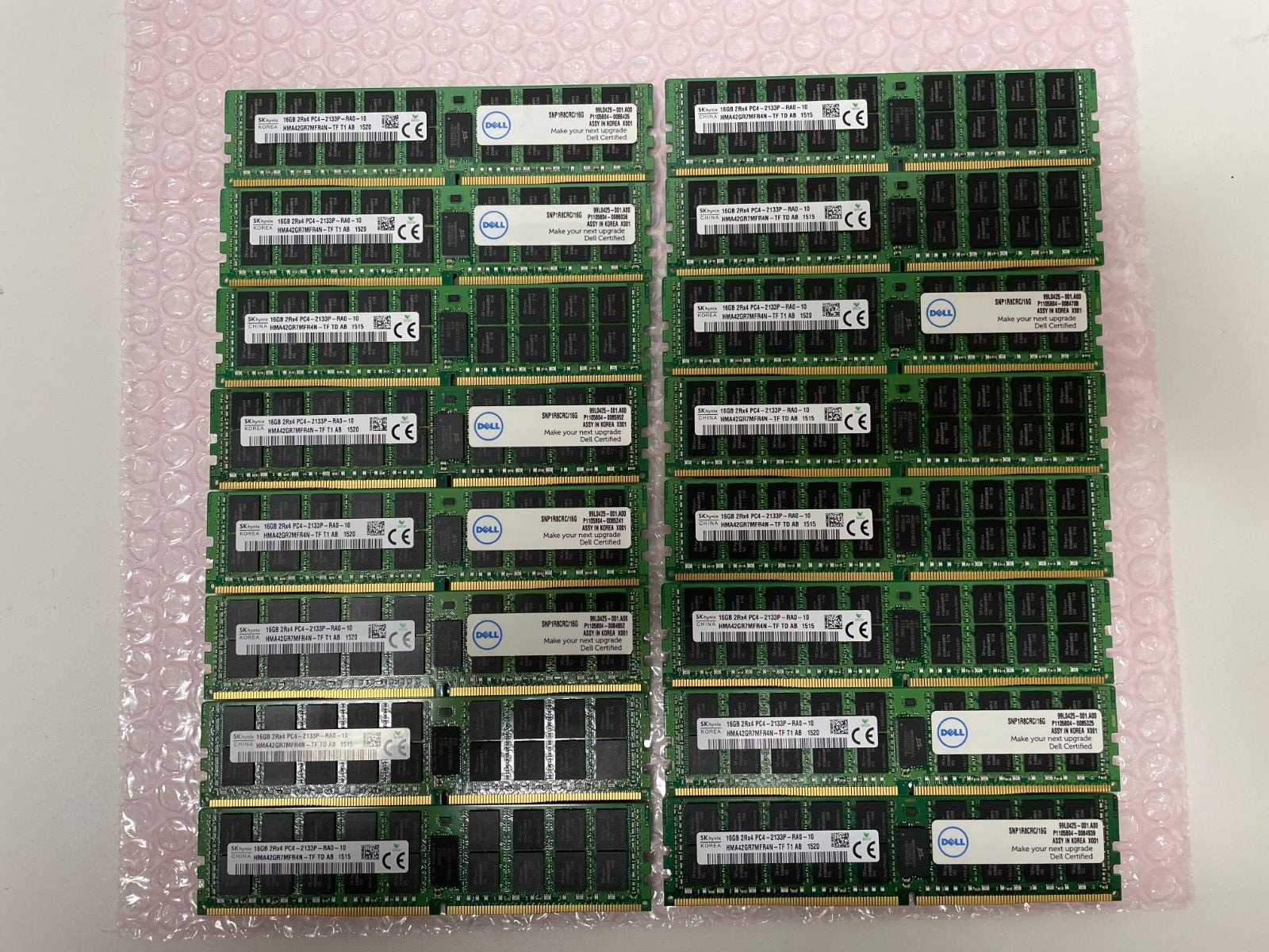 Lot(16) SK Hynix 16GB DDR4 PC4-2133p server Memory