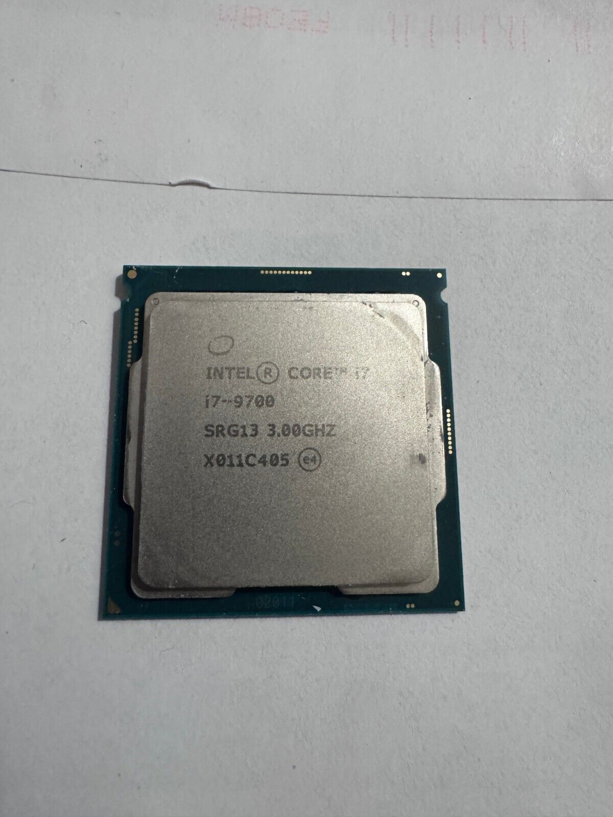 Intel Core i7-9700 3.0 GHz Octo-Core (SRG13) Processor