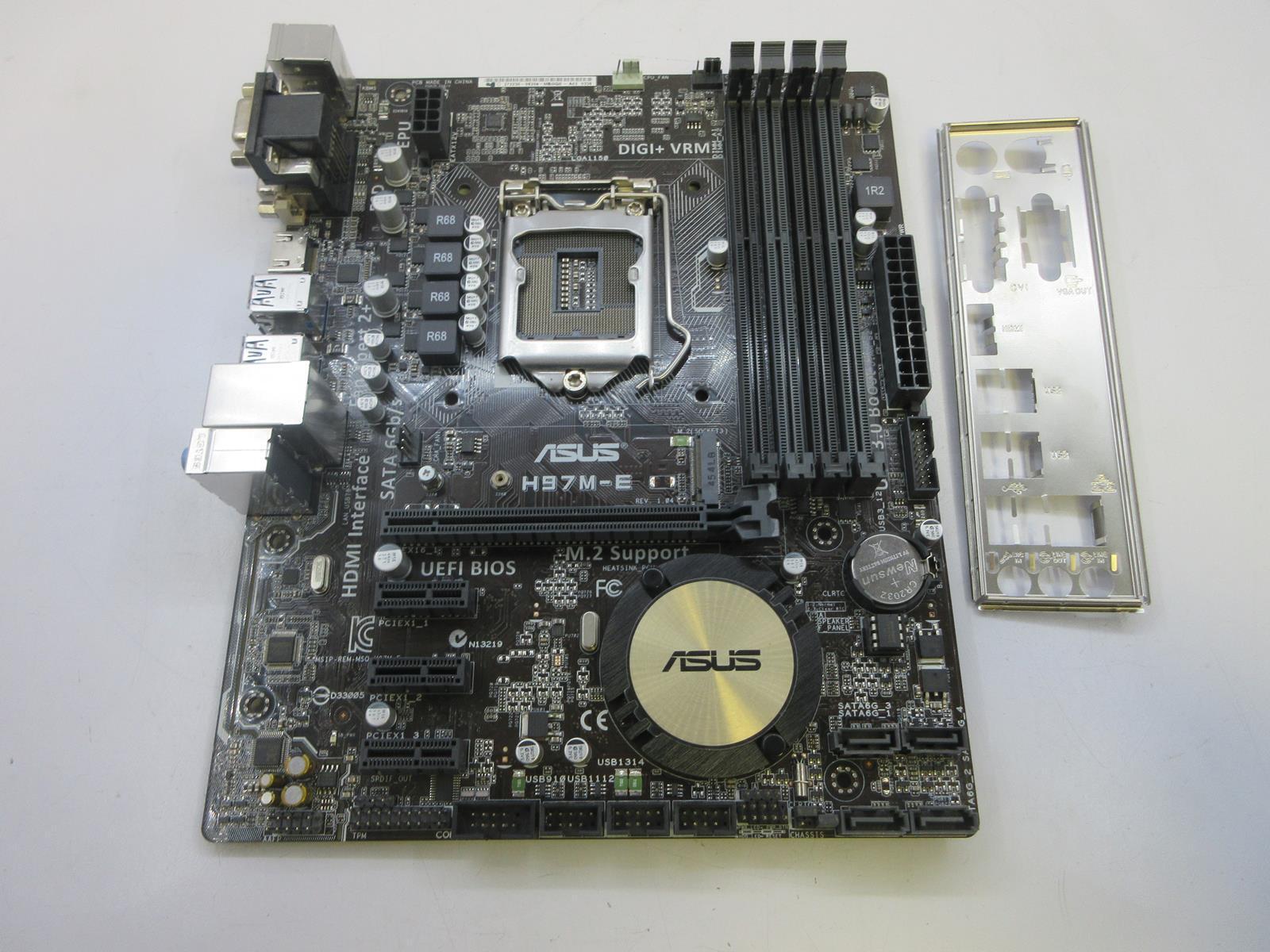 ASUS Motherboard H97M-E | No CPU