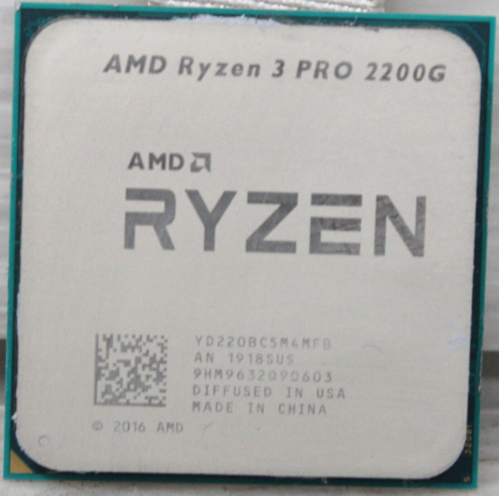 AMD RYZEN 3 PRO 2200G CPU Processor