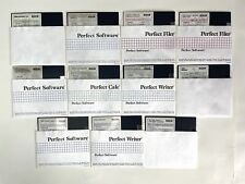 Vintage Software 5.25” Diskettes Perfect Software Microsoft picture