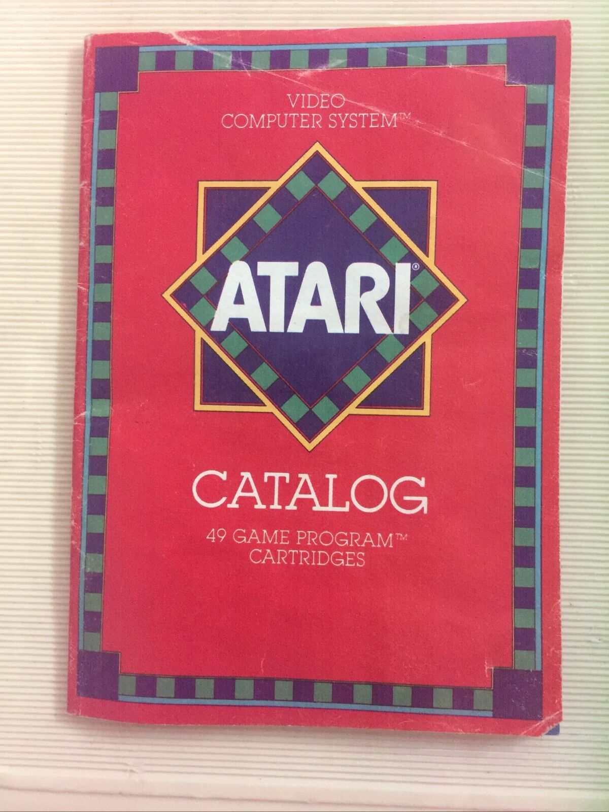 1982 Atari Game System Catalog/ 49 Game Program Cartridges