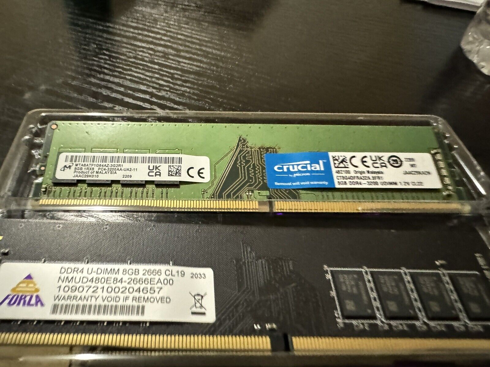 Memory ram DDR4 8gb desktop 3200MHz Two Piece Set (16gb)