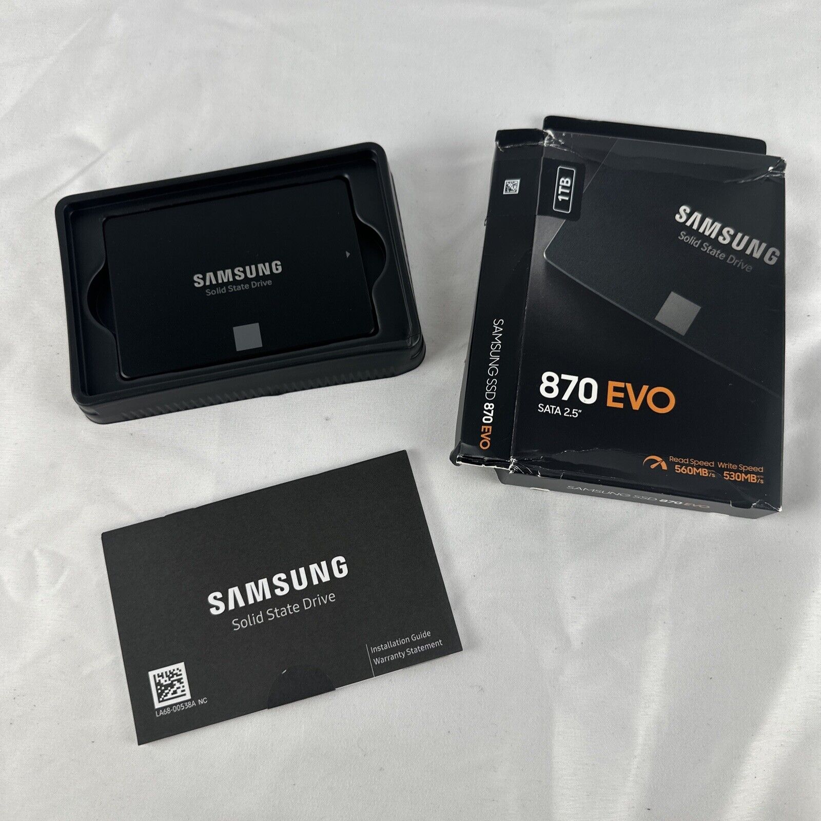 Samsung 870 EVO 1TB, 2.5 inch Internal SSD - ‎MZ-77E1T0B/AM Open box