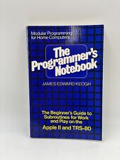 The Programmers Notebook Vintage Guide Apple II, TRS-80 James Edward Keogh picture