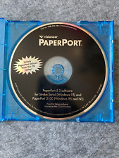 VINTAGE Visioneer PaperPort Deluxe 5.2 software PC CD-ROM - Disc Only picture