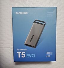 SAMSUNG T5 EVO 2TB PORTABLE SSD 3.2 GEN 2 MU-PM2TOG NEW SEALED AUTHENTIC  picture