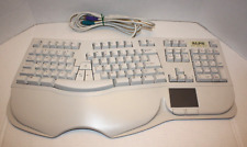 Vintage ALPS Ergonomic Glidepoint Wave White KEYBOARD MODEL SB-L109-W0 Touchpad picture