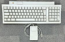 Vintage Apple II 1991 Keyboard MO487 Apple Desktop Bus Mouse G5431 Both Untested picture