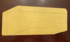 10 - VINTAGE MAINFRAME Fortran Format Punch Cards. IBM 80-columnÂ  picture