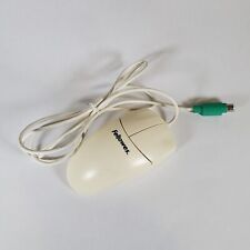 Fellowes 2-Button Mouse (99939) - PC Mouse ONLY Tested Beige Track Ball Vintage picture