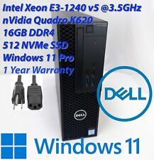 Dell Precision 3420 SFF Xeon, 16GB Ram, 512GB NVMe, K620, PC Desktop Win 11 Pro picture