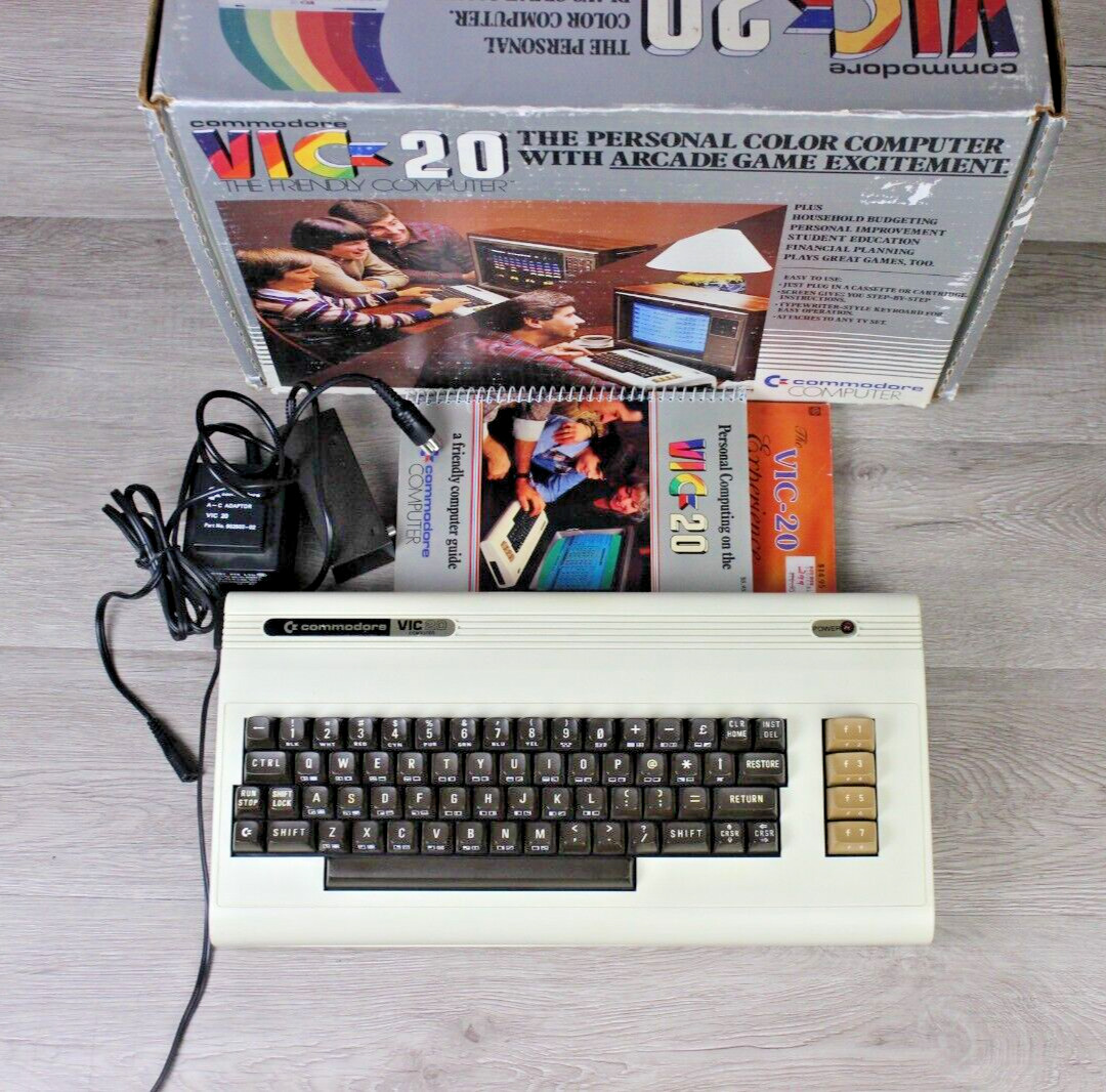 Commodore VIC-20 Computer System w/ Original Box - *Partially Tested Powers On*