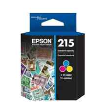Epson 215 Standard-Capacity Tri-Color Ink Cartridge  Vacuum Seal Bag NO BOX picture