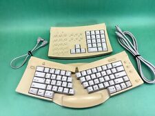 Vintage Apple M1242 Adjustable  Keyboard + Numeric Keypad & Cables 1992 UNTESTED picture