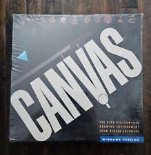 Vintage 1993  CANVAS 3.5 Windows, Graphic Software by Deneba, Sealed in Box picture