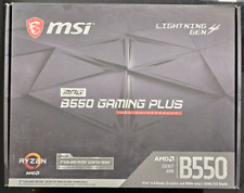 MSI MPG B550 GAMING PLUS AM4 AMD B550 PCIe 4.0 ATX Motherboard #576 picture
