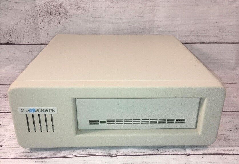 Vintage Mac Crate 85mb External SCSI HDD Hard Drive Apple Macintosh Computers