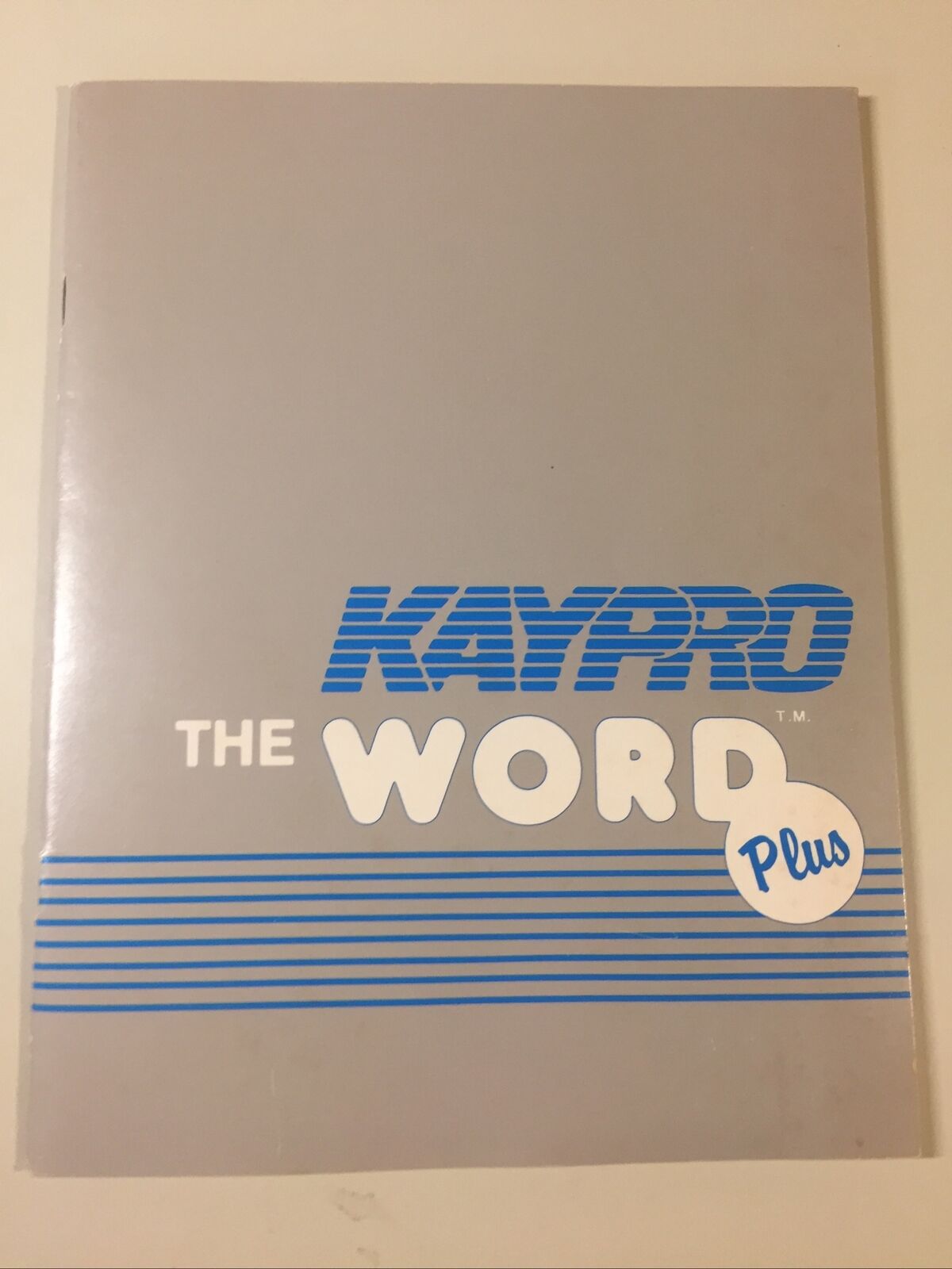 Vintage 1982 KAYPRO The WORD PLUS Software Manual (NO DISK)