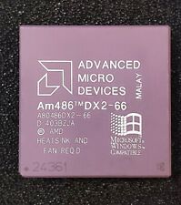 AMD 486 DX2 66 MHz CPU 486DX2-66 Rare Vintage Processor AM486  66NV8T 66SV8B picture