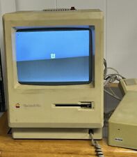 Vintage Macintosh Plus 1MB computer + Rodime 20MB external hard drive WORKS picture