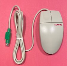 NEW OEM Vintage Compaq PS2 Beige M-S34 141189-401 Computer Mouse with Trackball picture
