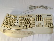 Vintage Microsoft 58221 first generation natural keyboard **Tested - works** picture