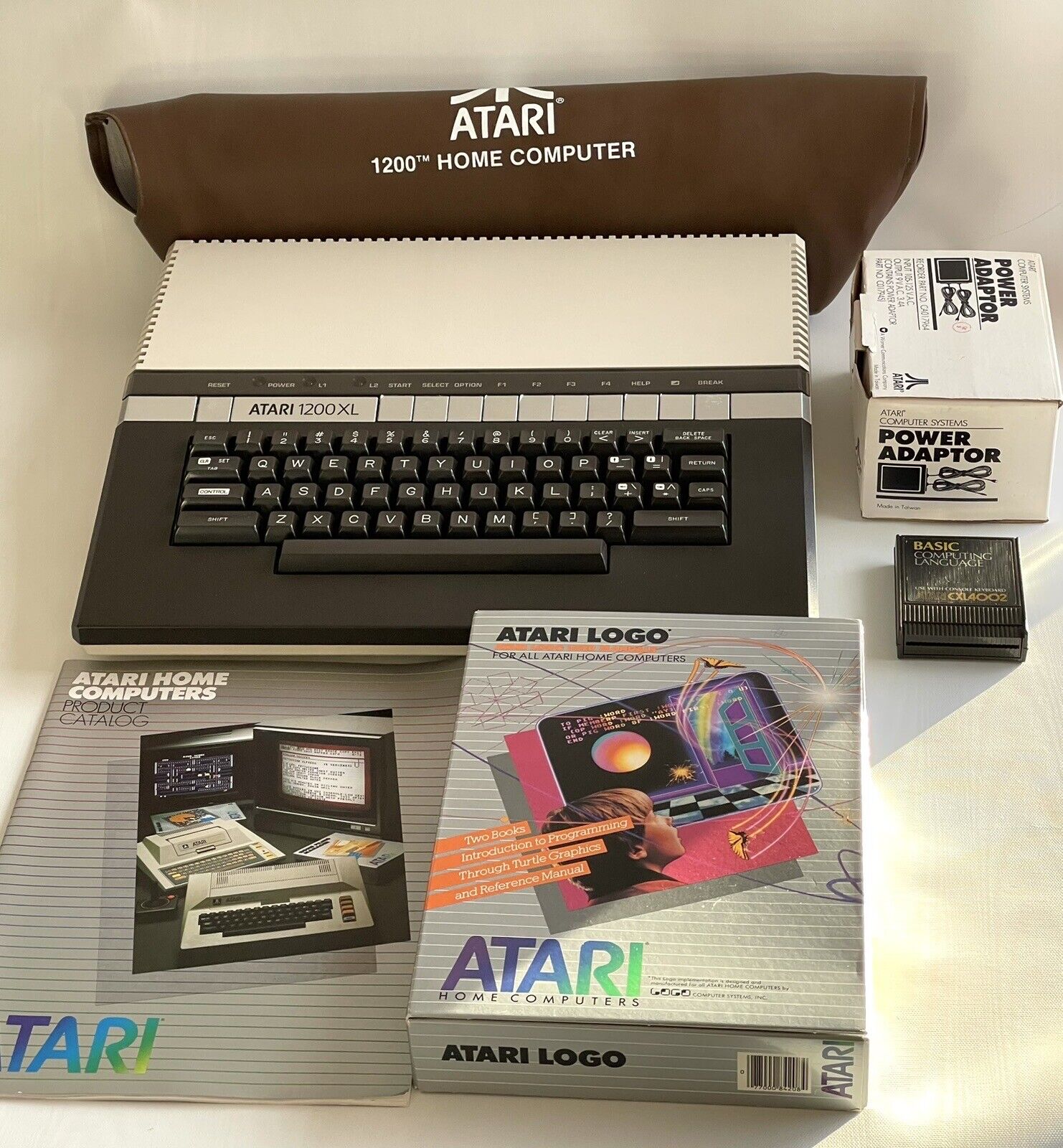 Atari 1200XL Home  Computer With Cover & Other Accessories Excellent Condition