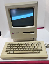 Vintage Apple Macintosh Plus 1Mb Desktop Computer Working, Keyboard Mouse Power picture