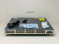 CISCO WS-C3750X-48T-S 48 Port Gigabit Switch W/C3KX-NM-10G - Same Day Shipping picture