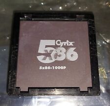 CERAMIC COLLECTABLE CYRIX 586 5X86-100GP PROCESSOR CPU VINTAGE GOLD RECOVERY picture
