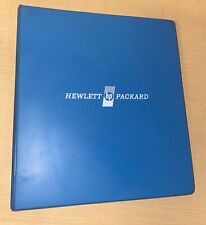 Vintage Hewlett Packard HP 3-Ring Binder Folder picture