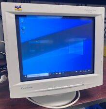 Vintage 2003 ViewSonic P75f+ (VCDTS23957-1M) CRT Monitor -Fully Working- 17