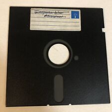 Vintage Black Floppy Disk 1980s picture