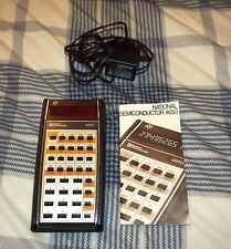 National Semiconductor 4560 Vintage Calculator Working Rare with manual READ picture