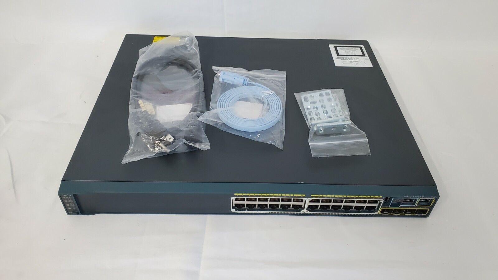 Cisco Catalyst WS-C2960S-24PS-L 24 Port Gigabit PoE 4 SFP 1G Network Switch