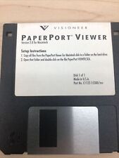 PaperPort 3.0 Vintage Software Windows 6- 3.5 Floppy disk  USA & Viewer for Mac picture