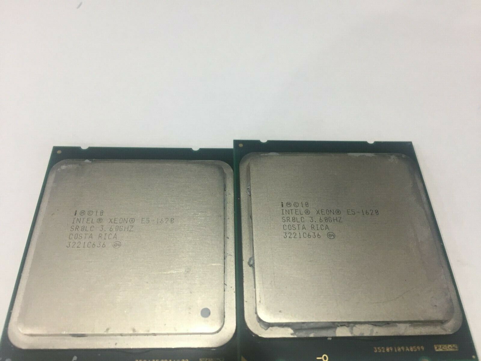 2x intel xeon e5 1620 cpu e5-1620 processor 3.60ghz