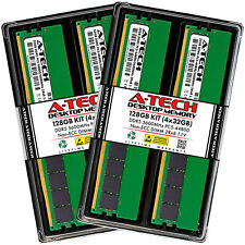 A-Tech 128GB 4x 32GB DDR5 5600 MHz Desktop DIMM PC5-44800 288-Pin Memory RAM Kit picture