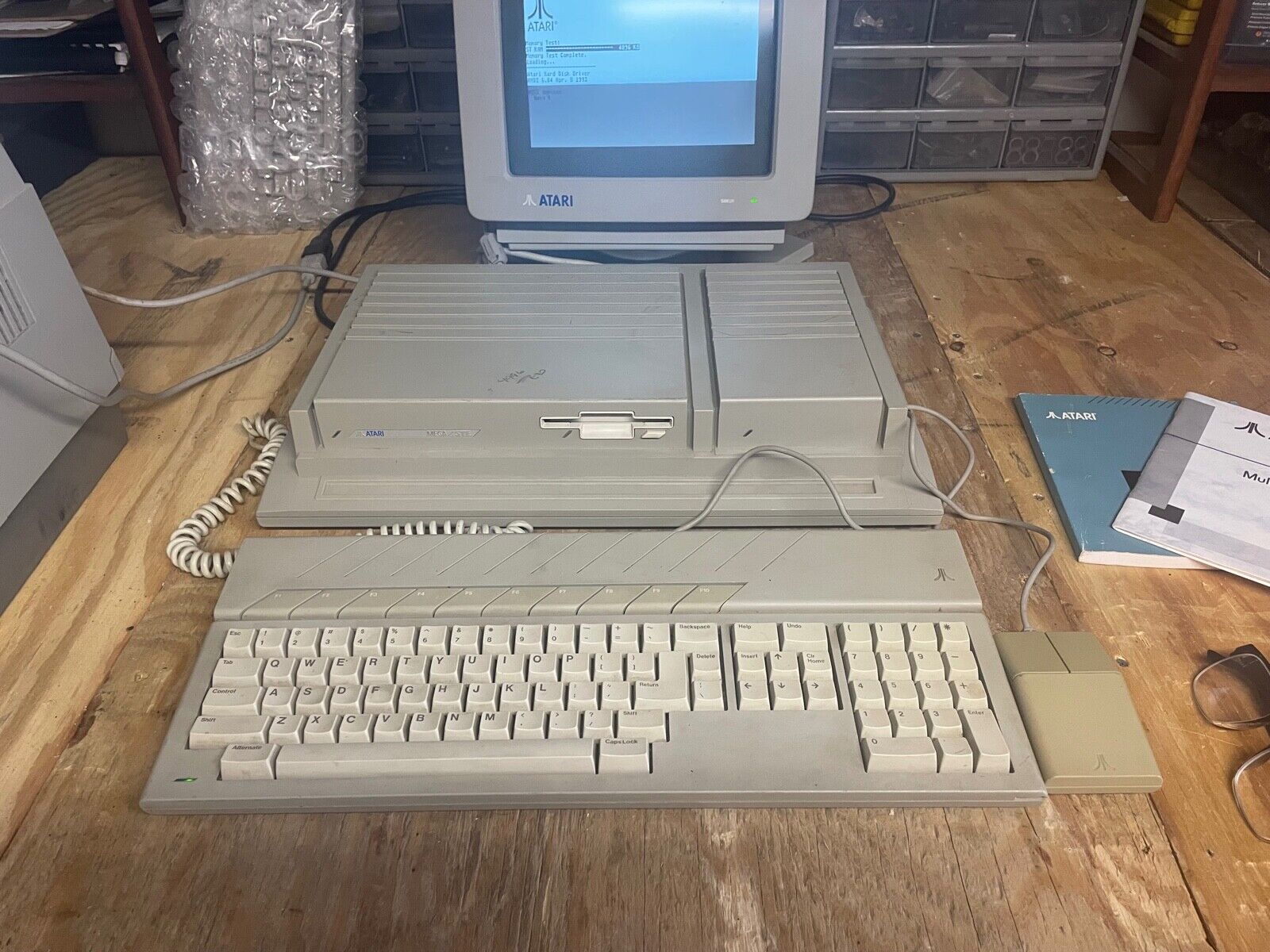 Atari Mega STe, LAST ONE. 4 Meg with Hard Disk Brand NEW Keyboard
