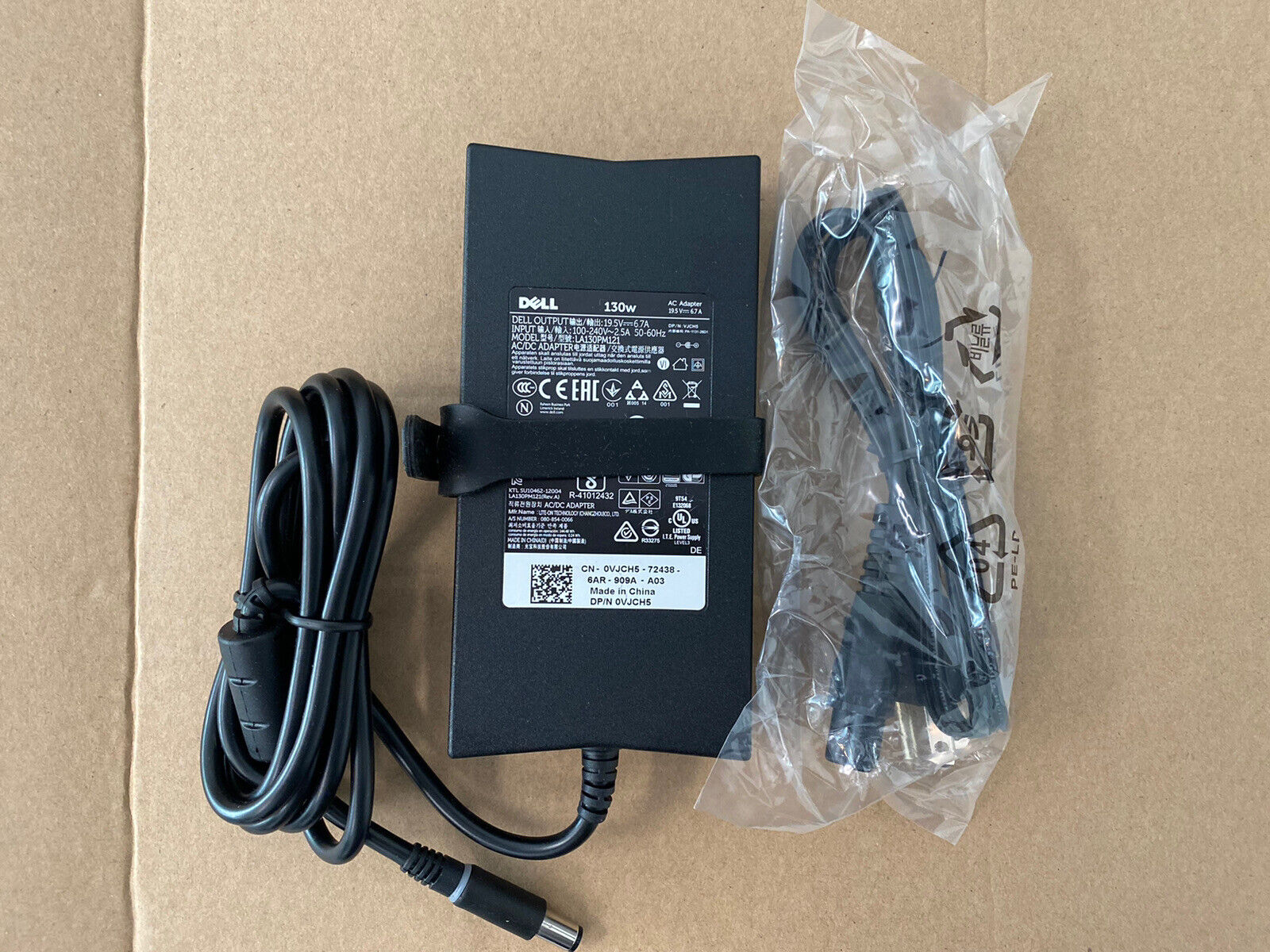 New Genuine OEM Dell latitude PA-4E AC Power Adapter Charger 130W
