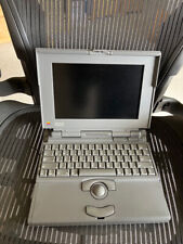 VINTAGE MACINTOSH POWERBOOK 165 LAPTOP NOTEBOOK COMPUTER + AC ADAPTER POWERS ON picture