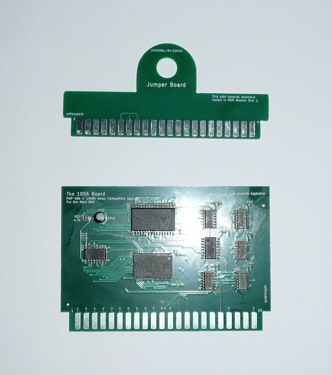 The 1056 Board -- Atari 800 Memory Upgrade