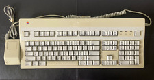 Vintage Apple M3501 Extended Keyboard II, ADB Mouse G5431 & cable picture