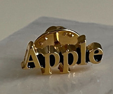 APPLE COMPUTERS VINTAGE EMPLOYEE PIN BACK PIN- MINT NEW OLD STOCK picture